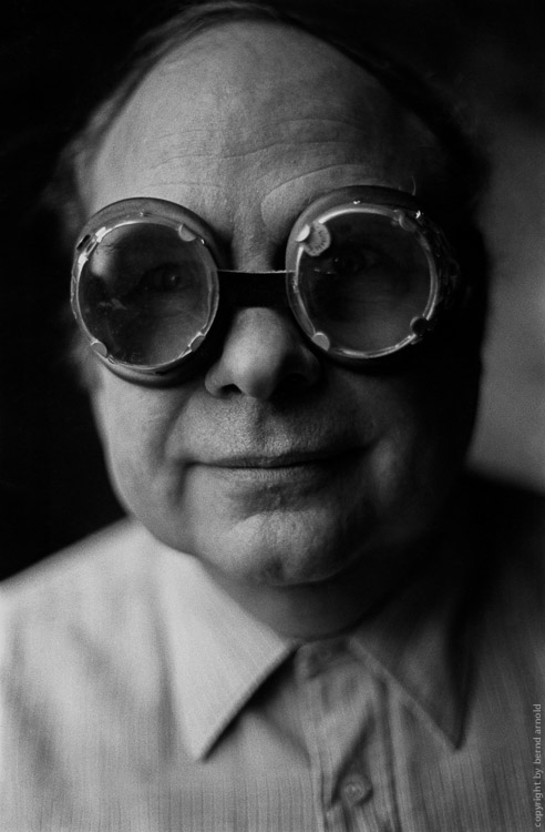 Portraitserie III - Unbedeutende Persönlichkeiten - Walter mit Schweisserbrille - Fotografie