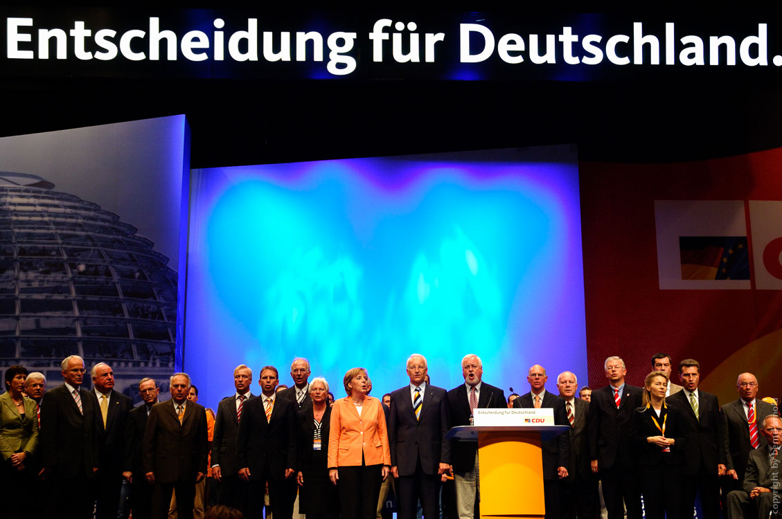 CDU Angela Merkel Entscheidung fuer Deutschland - Fotografie und Fotojournalismus