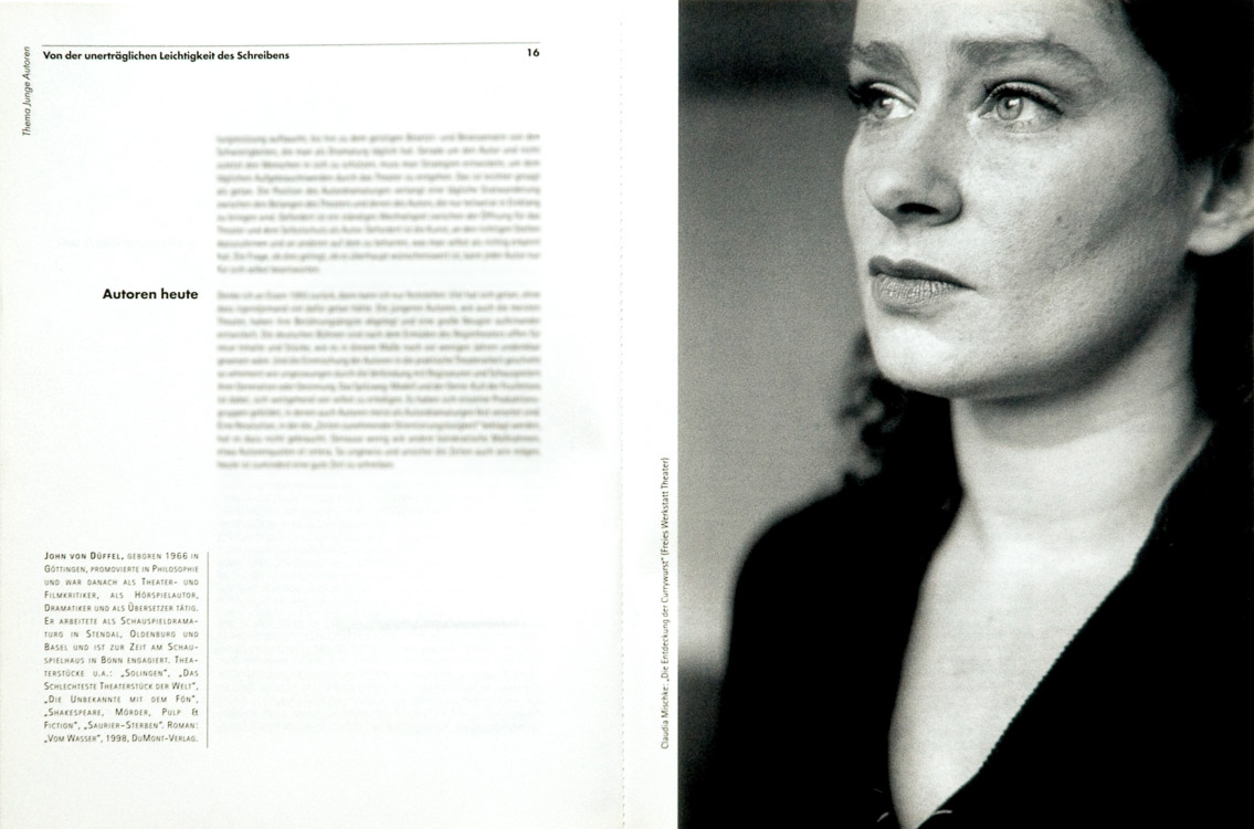 Claudia Mischke Portrait Theaterjahrbuch